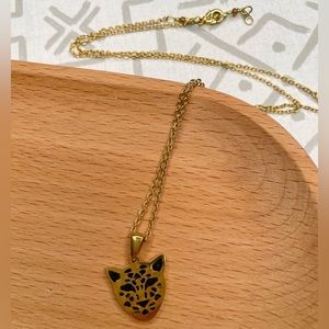 Gold Cheetah Necklace